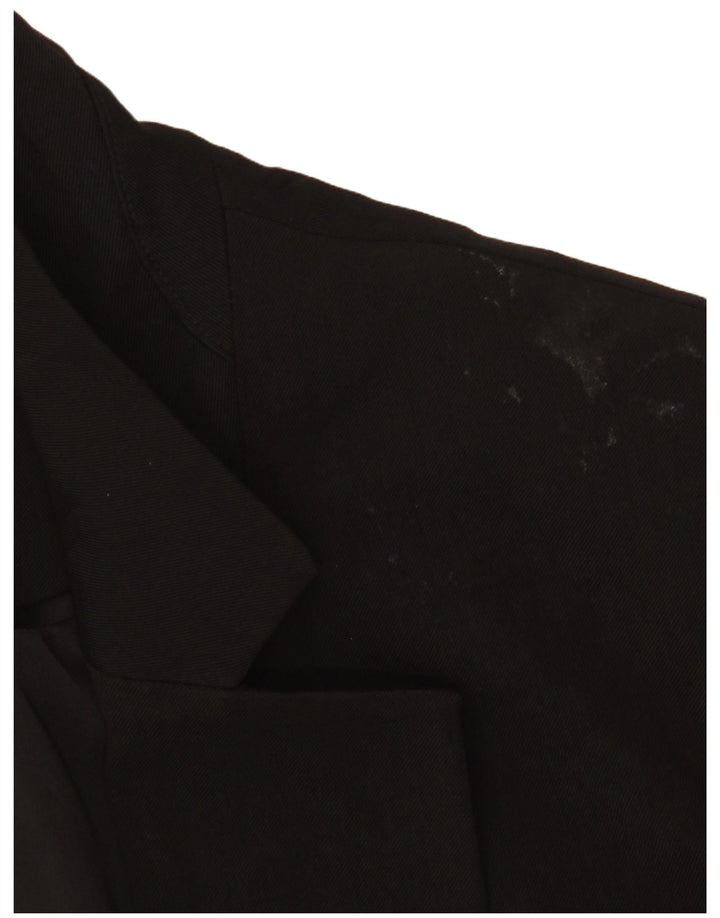 Jachetă Topshop pentru femei cu 1 nasture, UK 14 Poliester mediu negru