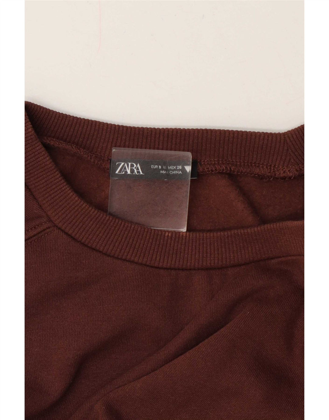 Pulover pentru femeie Zara Crop Pulover UK 10 Mic Maro