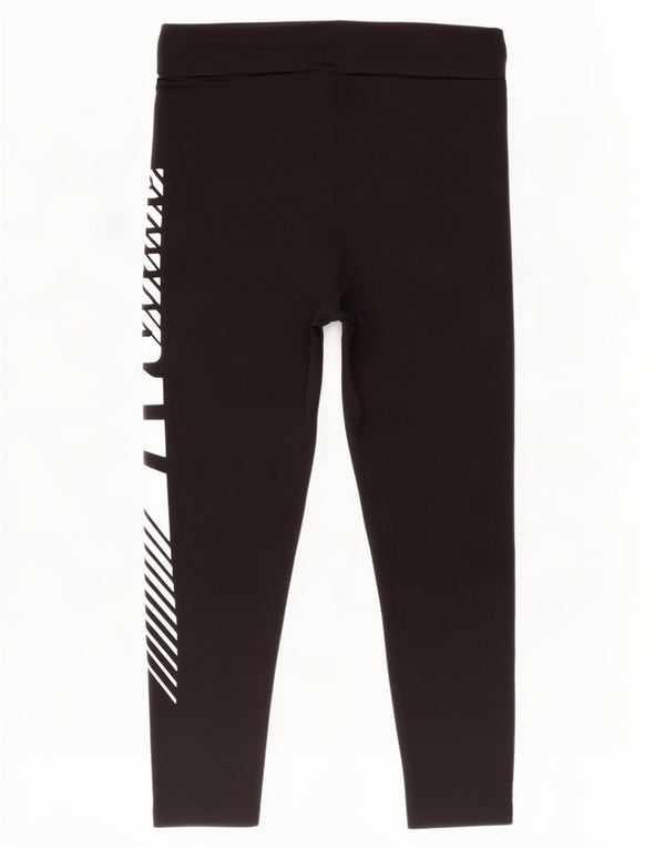 Leggings grafic Puma pentru femei UK 18 XL, bumbac negru