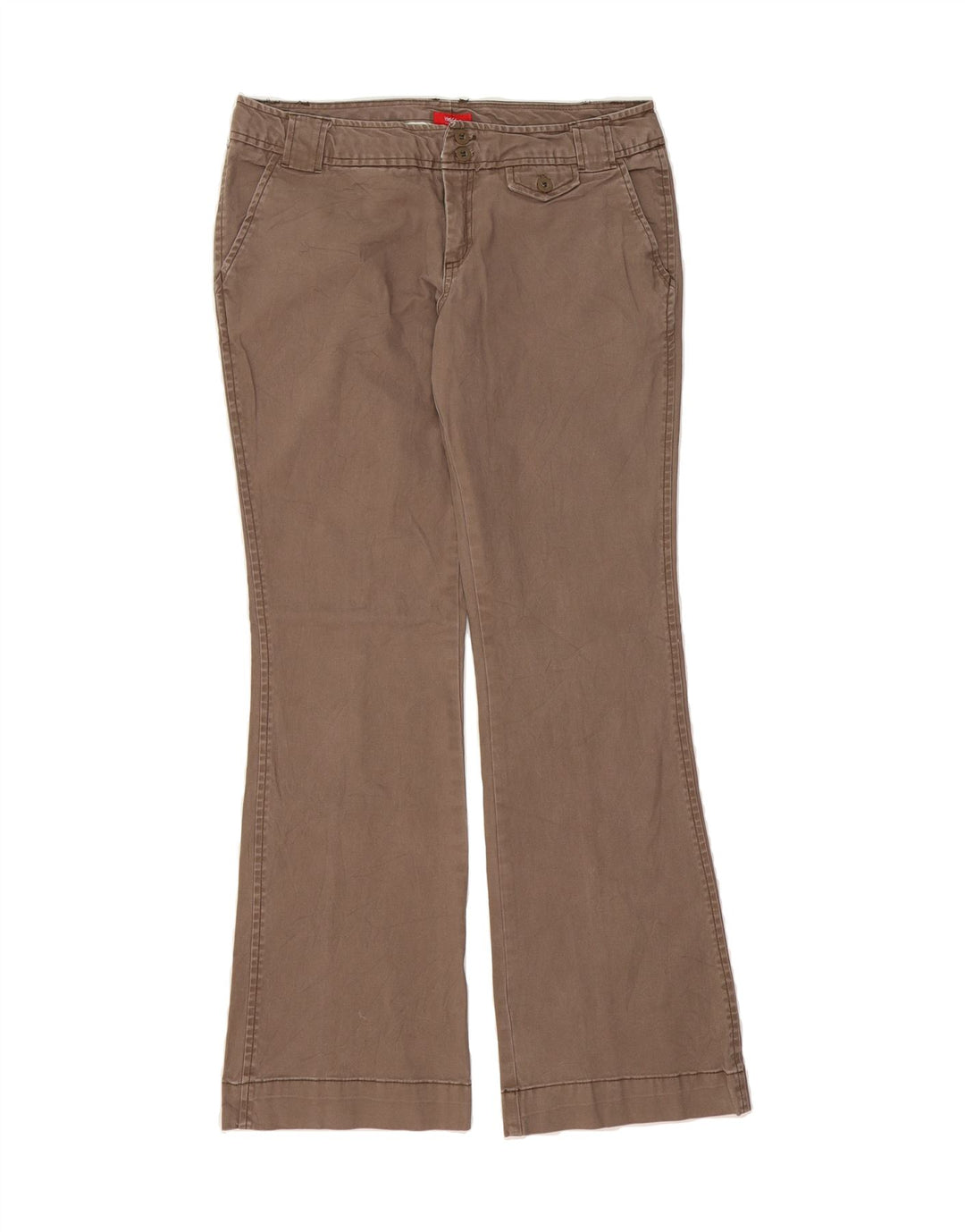 MOSSIMO Womens Bootcut Casual Trousers US 9 Medium W32 L31 Grey Cotton Vintage Mossimo and Second-Hand Mossimo from Messina Hembry 