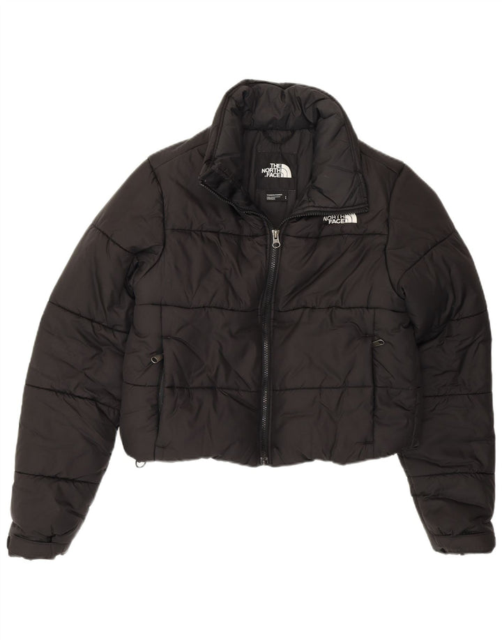 Jachetă căptușită crop pentru femei THE NORTH FACE UK 10 Poliester negru mic