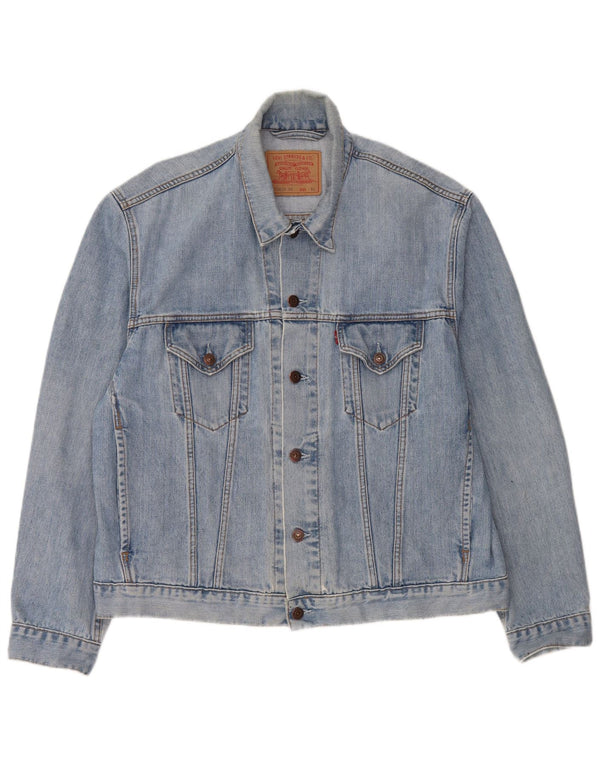 Jachetă de blugi pentru bărbați LEVI'S UK 42 XL Bumbac albastru