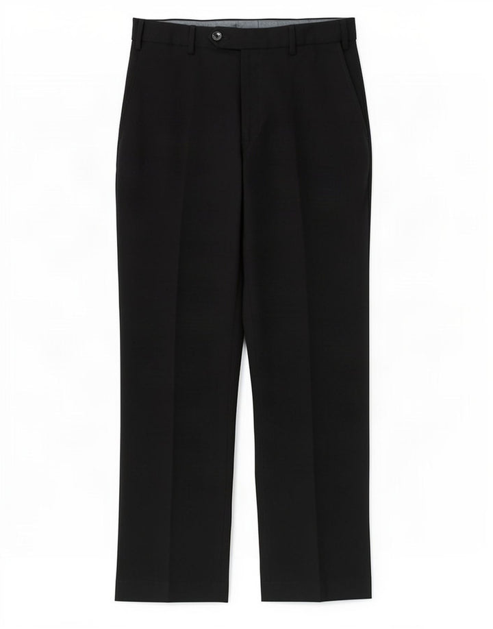 Pantaloni de costum obișnuiți pentru bărbați Marks & Spencer L34 L31 Poliester negru