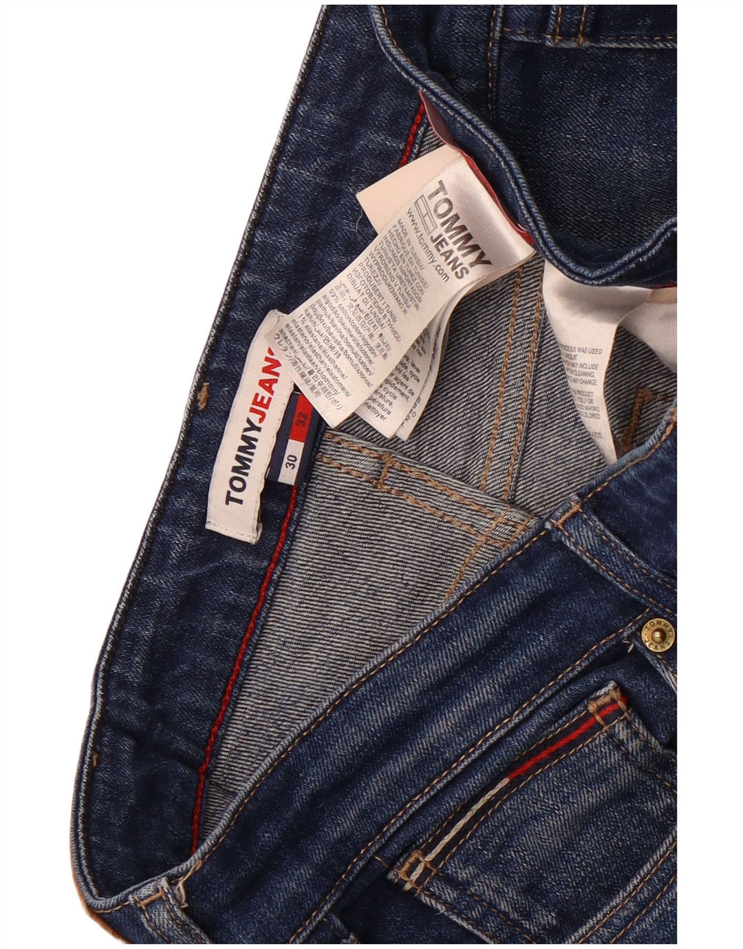 Blugi slim pentru bărbați Tommy Hilfiger W30 L32 Bumbac albastru