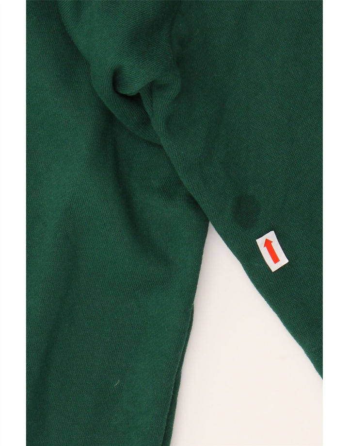 Pulover ADIDAS pentru bărbați cu capota, verde mediu, bumbac