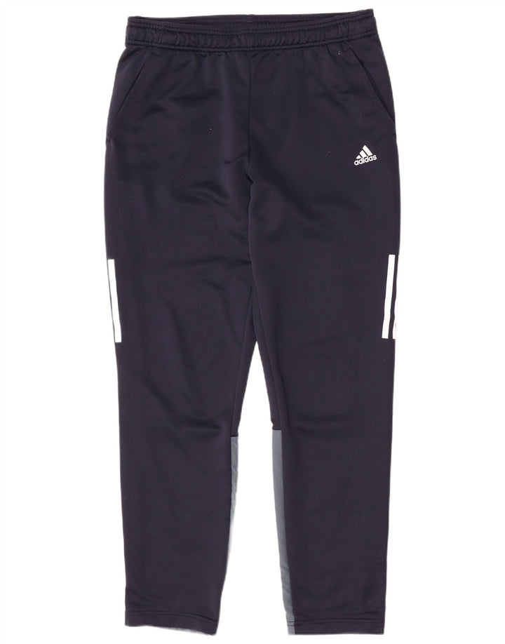 Pantaloni de trening Adidas pentru bărbați, mari, bleumarin, poliester color bloc