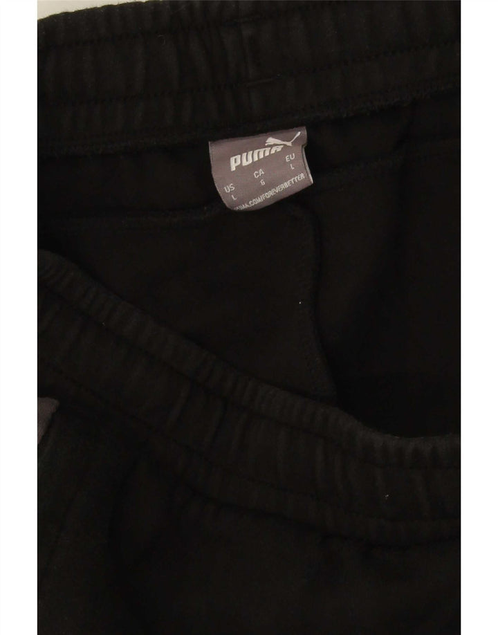 Pantaloni de trening Puma pentru bărbați, mari, negri, color block