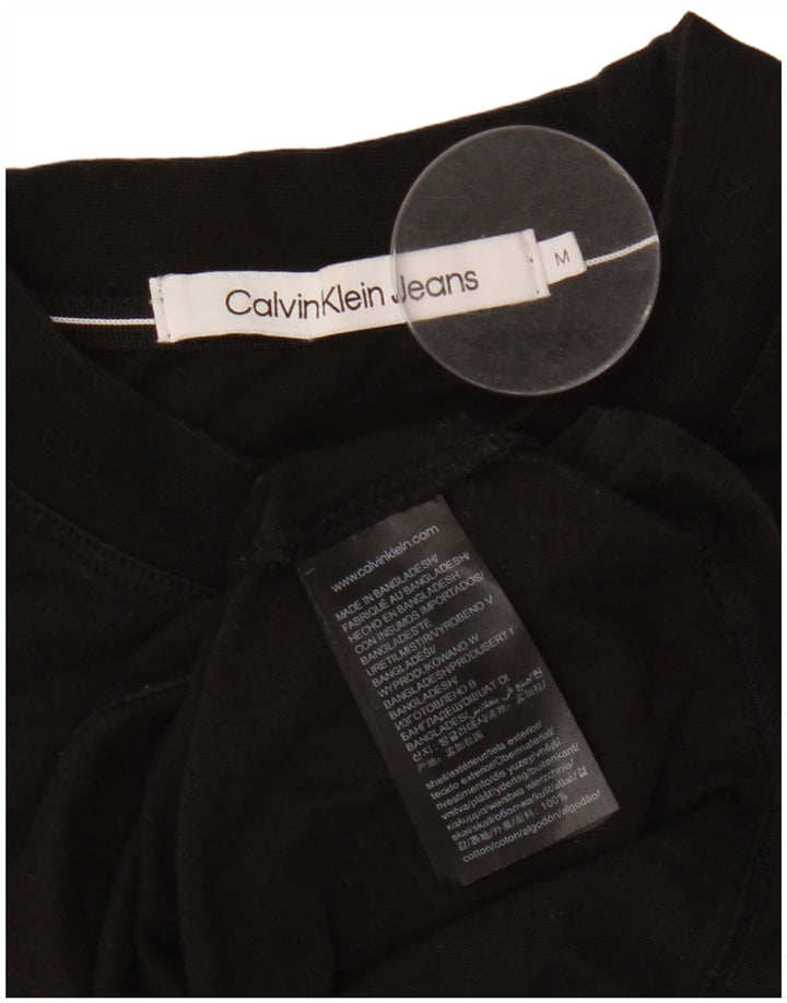 Calvin Klein Jeans Mens Graphic Vest Top Top Bumbac Negru Mediu