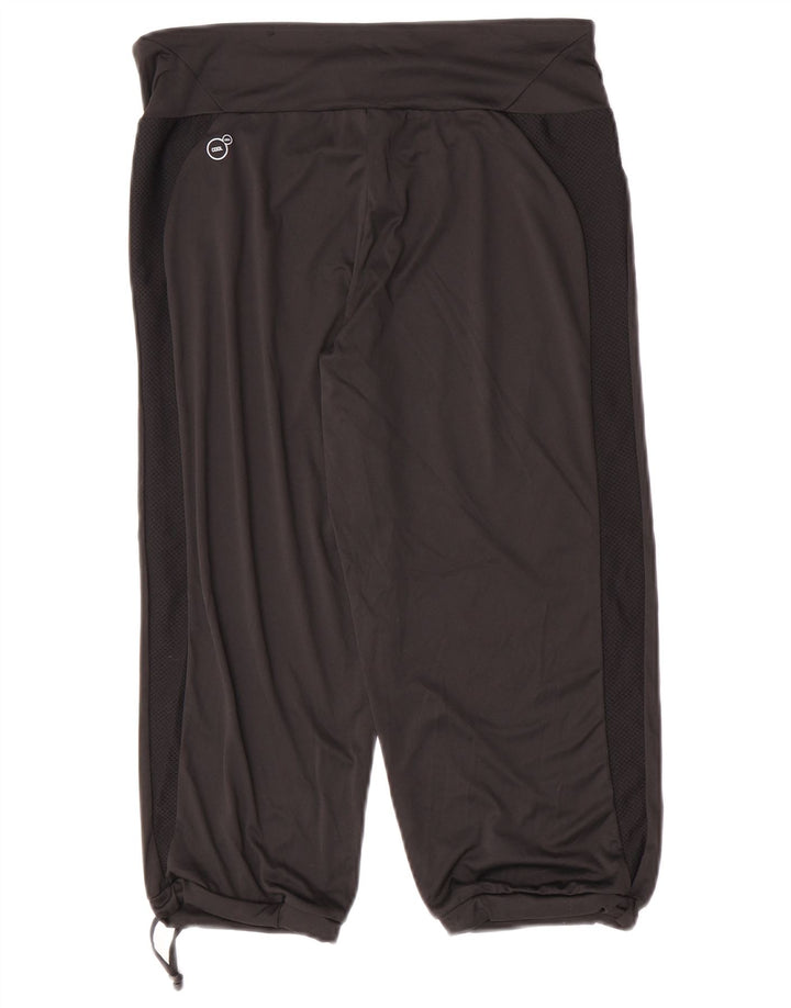 Pantaloni scurti sport Bermuda Puma pentru femei UK 10, poliester negru mic