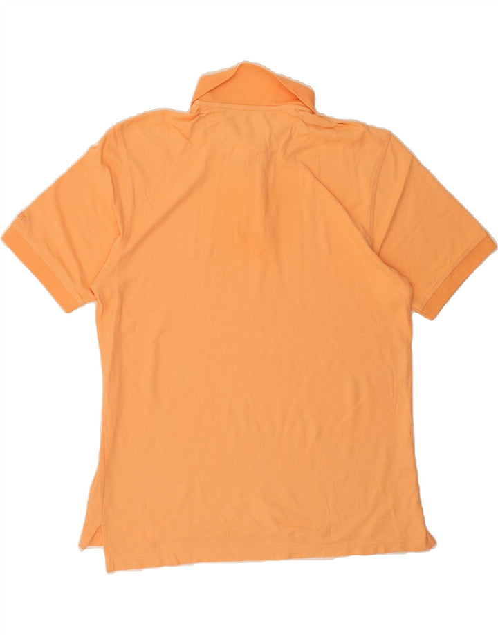 IZOD Mens Polo Shirt Medium Orange Cotton Vintage Izod and Second-Hand Izod from Messina Hembry 