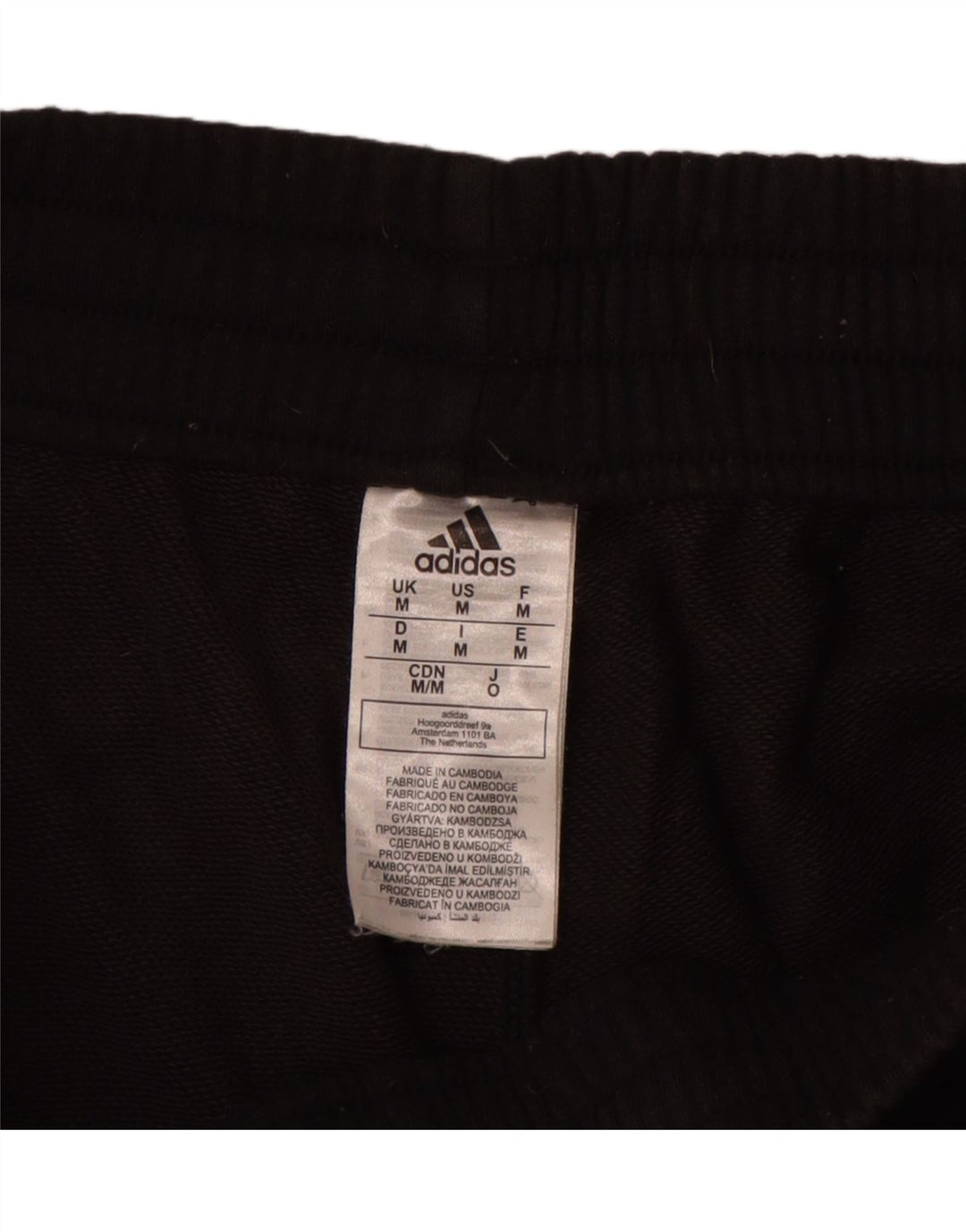 Pantaloni scurți sport Adidas pentru femei, bumbac mediu negru