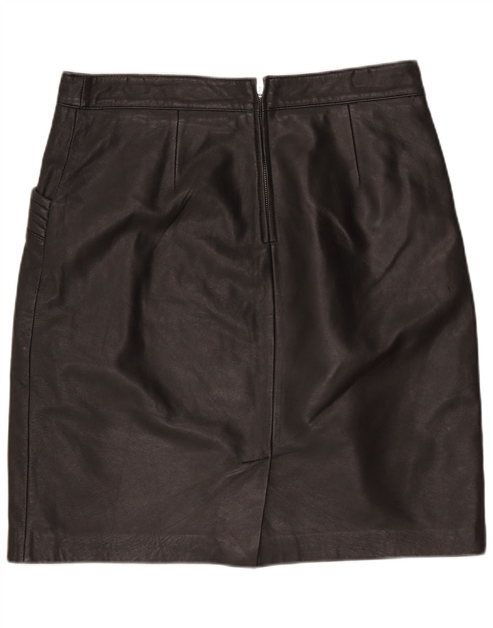 Fusta Mini din piele B.Young pentru femei EU 38 Medium W30 Piele neagra