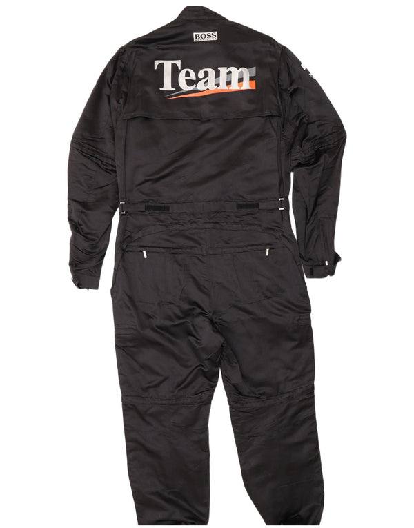 Salopetă grafică Formula 1 pentru bărbați Hugo Boss Mărimea 110 2XL Sport din mătase neagră