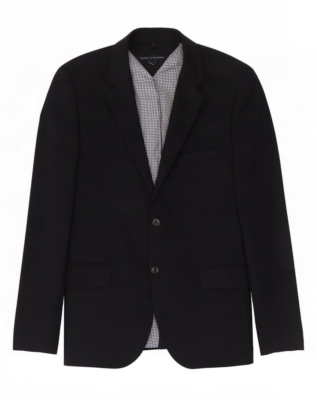 Sacou blazer pentru bărbați Tommy Hilfiger, cu 2 nasturi, UK 38 Mediu Lână bleumarin