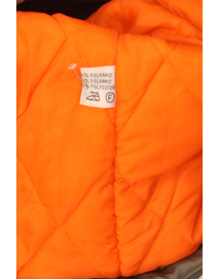 Jachetă parka cu glugă vintage pentru bărbați IT 52 XL Kaki Poliamidă