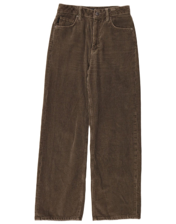 Superdry Pantaloni cargo largi pentru bărbați, din velur, W26 L30, bumbac kaki