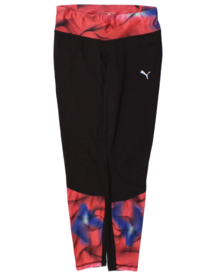 Leggings pentru femei Puma UK 12 Medium Black Geometric
