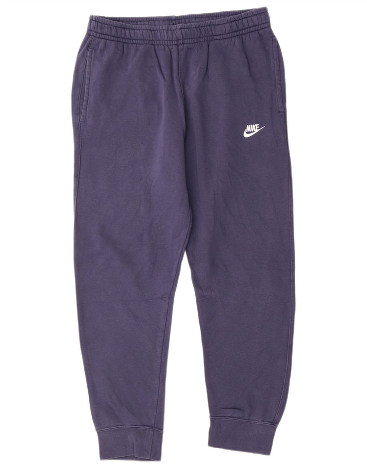 Pantaloni de trening pentru bărbați NIKE Pantaloni de jogging mari, bleumarin, bumbac