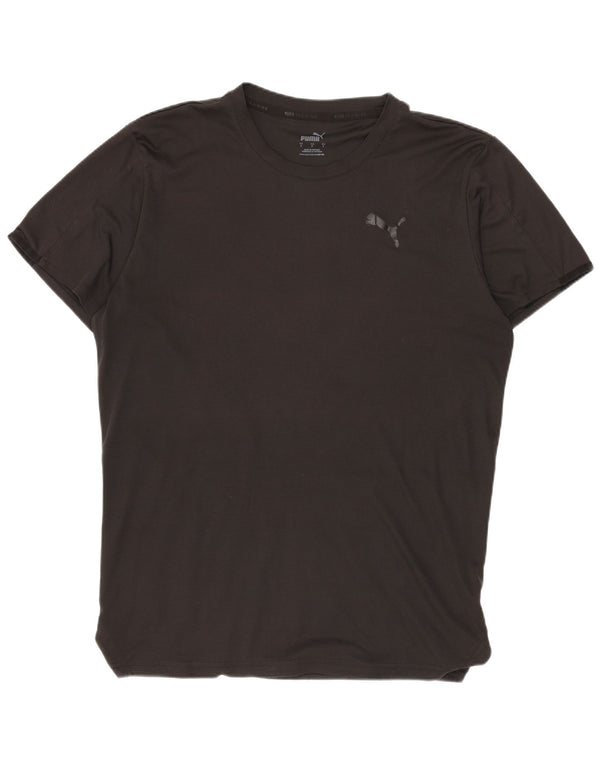 Tricou grafic Puma pentru bărbați Top mic, negru, poliester sport