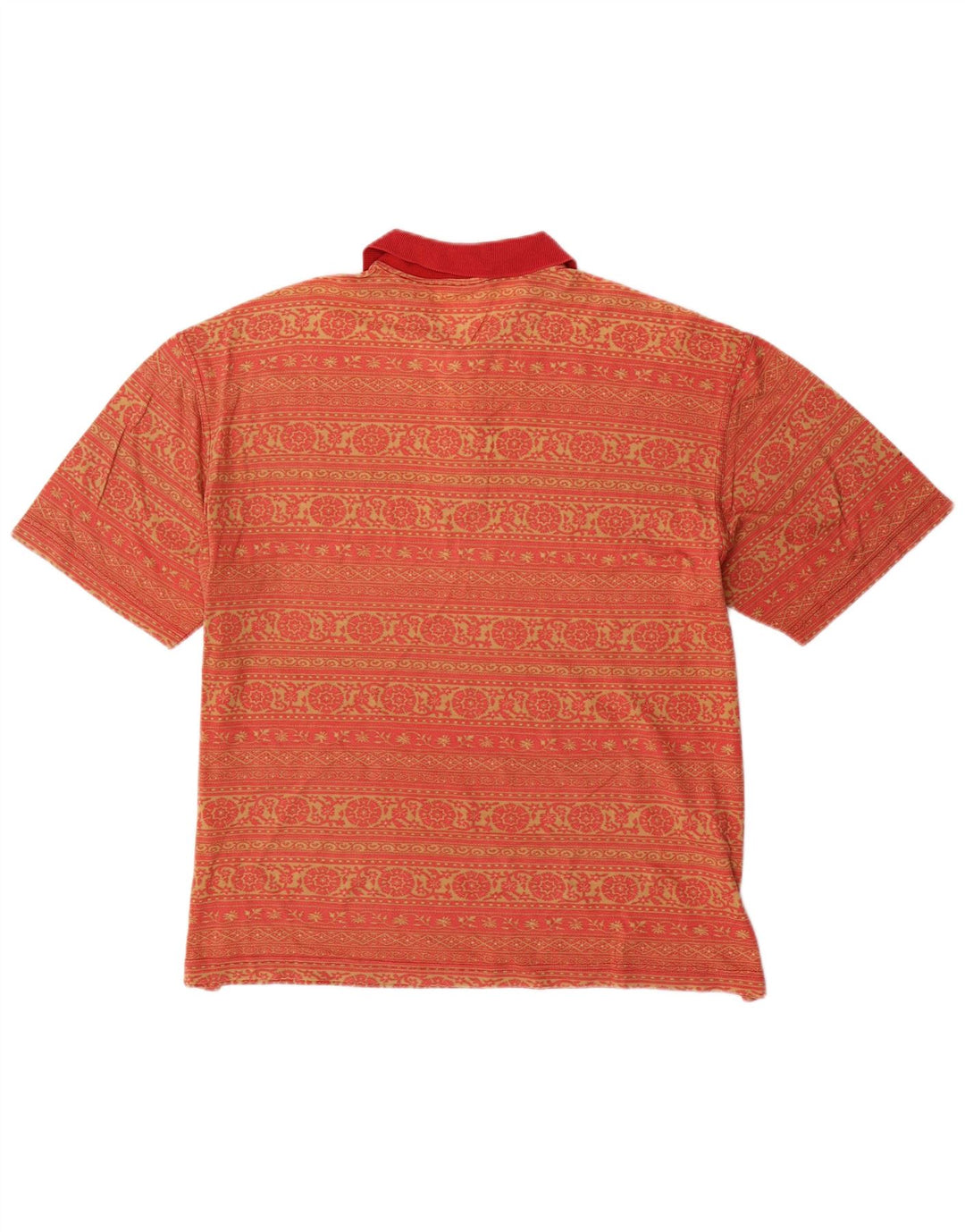 DIADORA Tricou Polo pentru bărbați UK 42 Large Red Paisley