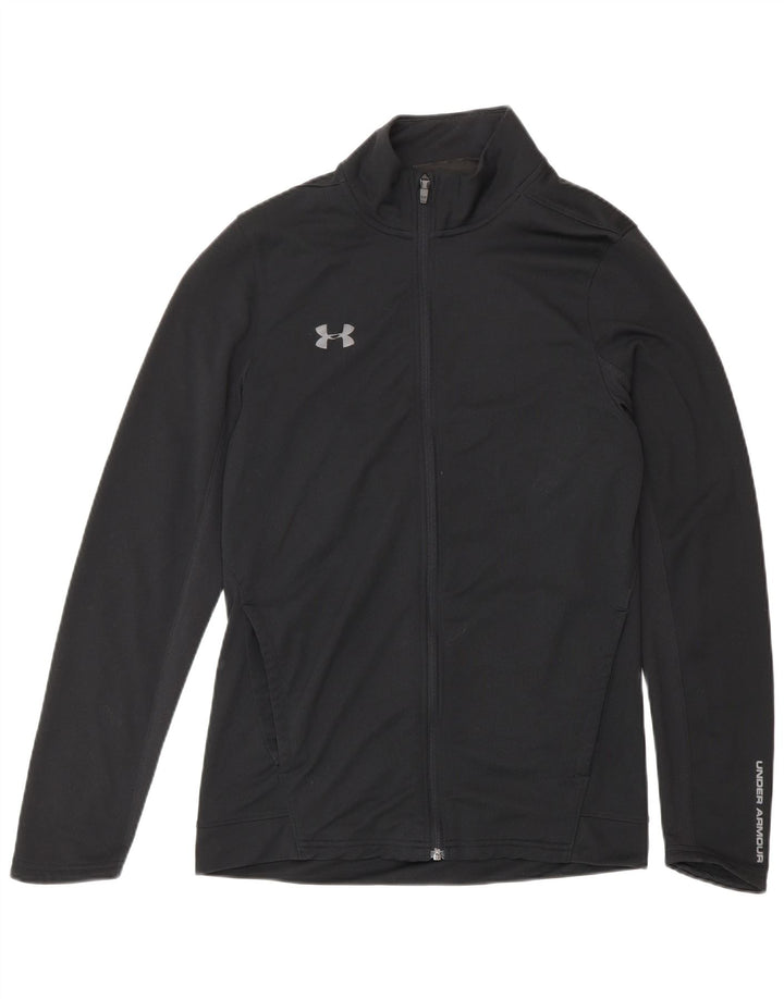 Jachetă de top pentru trening grafic pentru bărbați Under Armour, poliester negru mic