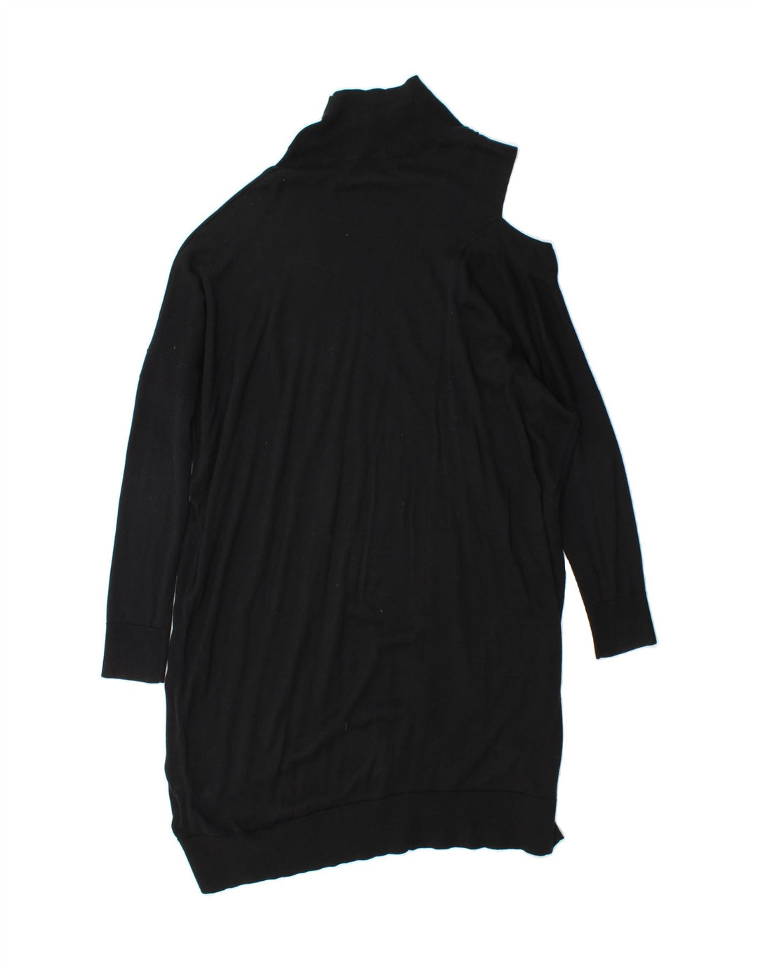 ALL SAINTS Womens Oversized Long Sleeve Jumper Dress UK 14 Medium Black Vintage All Saints and Second-Hand All Saints from Messina Hembry 