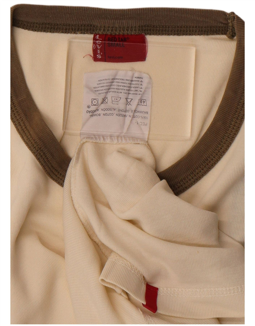 Vestă pentru bărbați Levi's, mic din bumbac alb