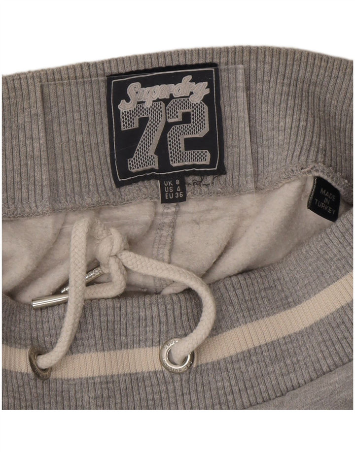 Superdry Pantaloni de trening grafic pentru femei Joggeri UK 8 Small Gri