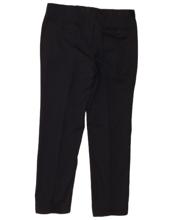 Armani Pantaloni Drepți Bărbați L34 L28 Negru