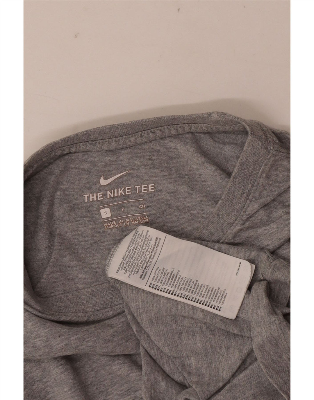 Tricou pentru bărbați Nike Top mic, gri, pete din bumbac