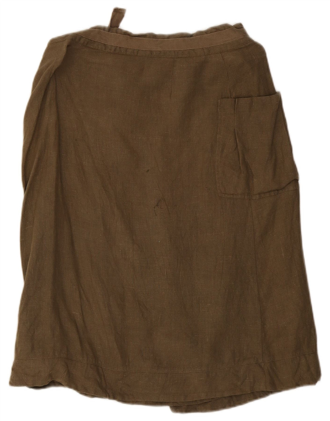 Fusta cargo pentru femei Sasha UK 12 Medium W29 Khaki Linen