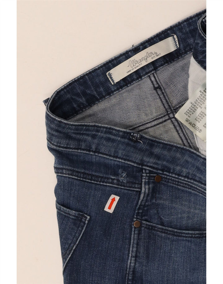 WRANGLER Mens Straight Jeans W34 L30 Blue Cotton