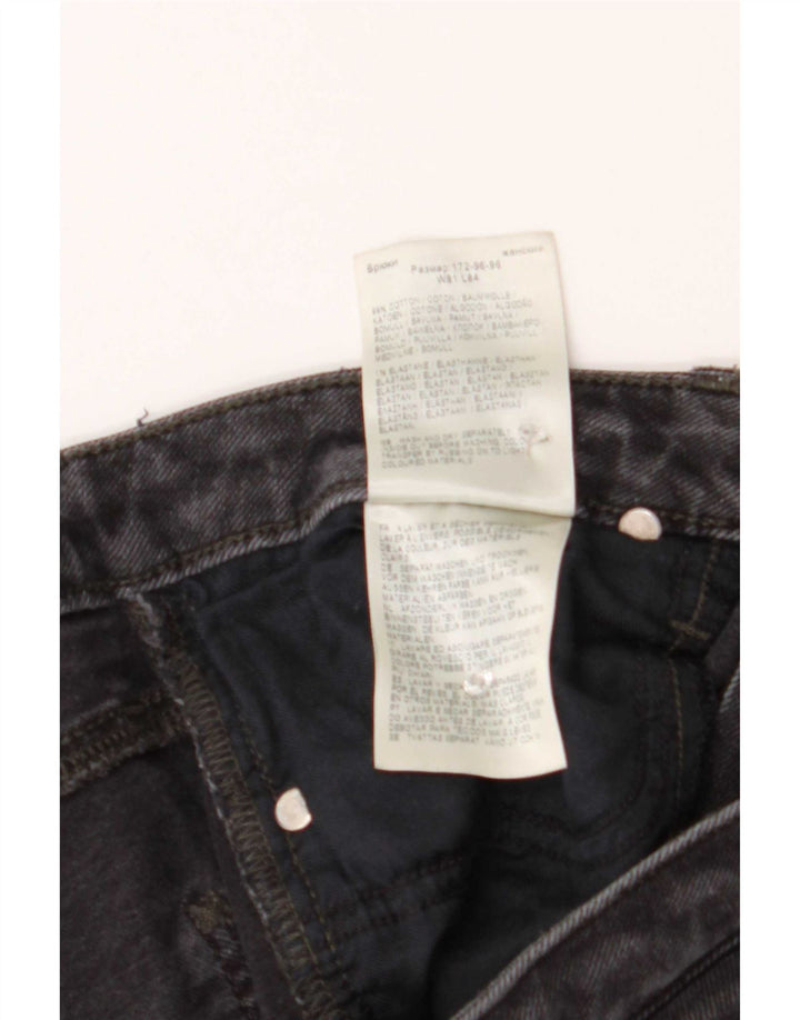 Blugi drepti pentru femei Lee Carol W32 L26 bumbac gri