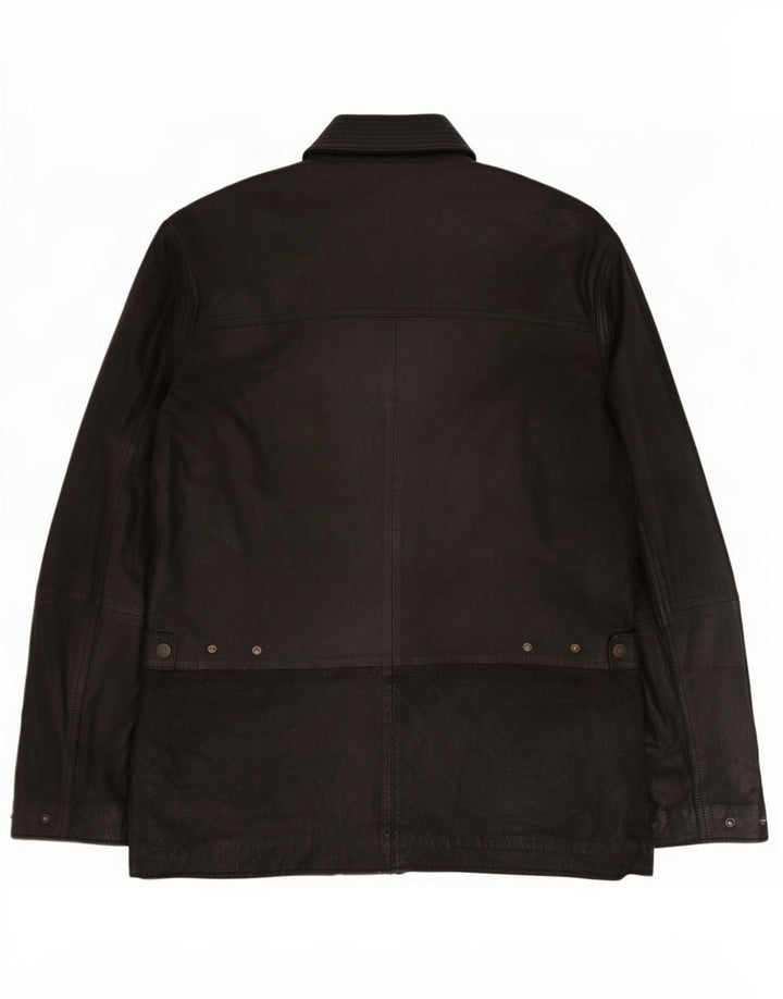 Jachetă de piele pentru bărbați John Partridge UK 38 Medium Black