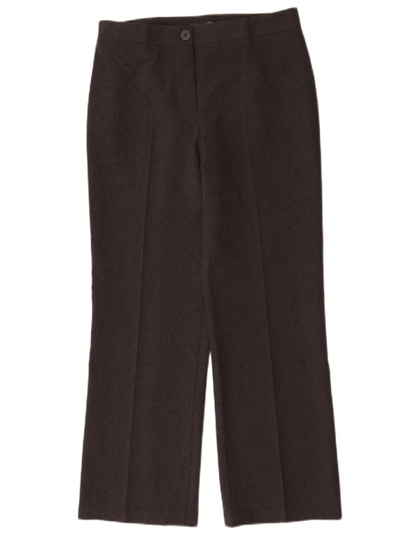 Pantaloni casual drepti pentru femei Marks & Spencer UK 10 Small W32 L29 Gri