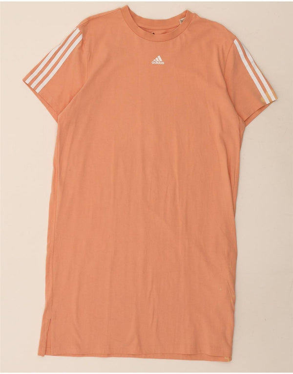 Rochie tricou adidas pentru femei UK 16/18 mare bumbac roz