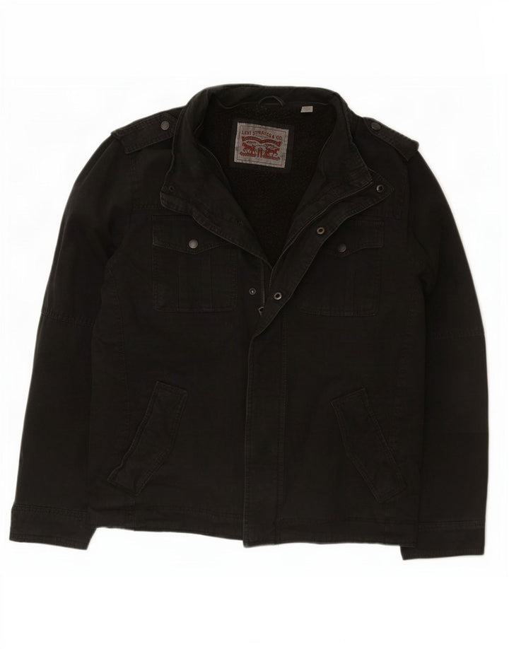 Jachetă militară Sherpa pentru bărbați Levi's UK 40 Large Black