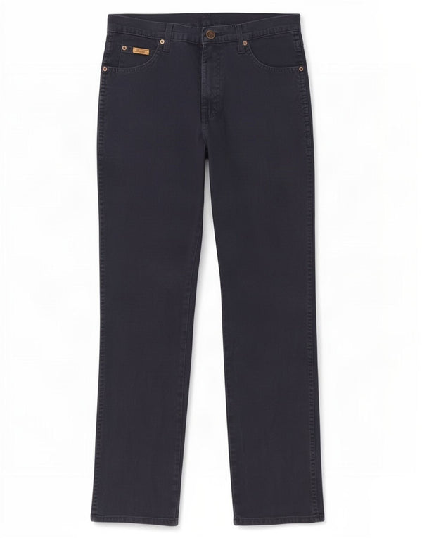 Blugi drepte pentru bărbați Wrangler Texas W32 L34 bumbac bleumarin