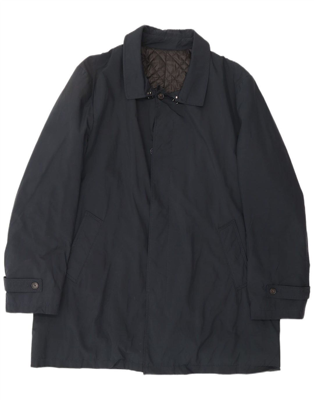 BORSALINO Palton pentru bărbați IT 56 3XL Bleumarin Poliester Clasic