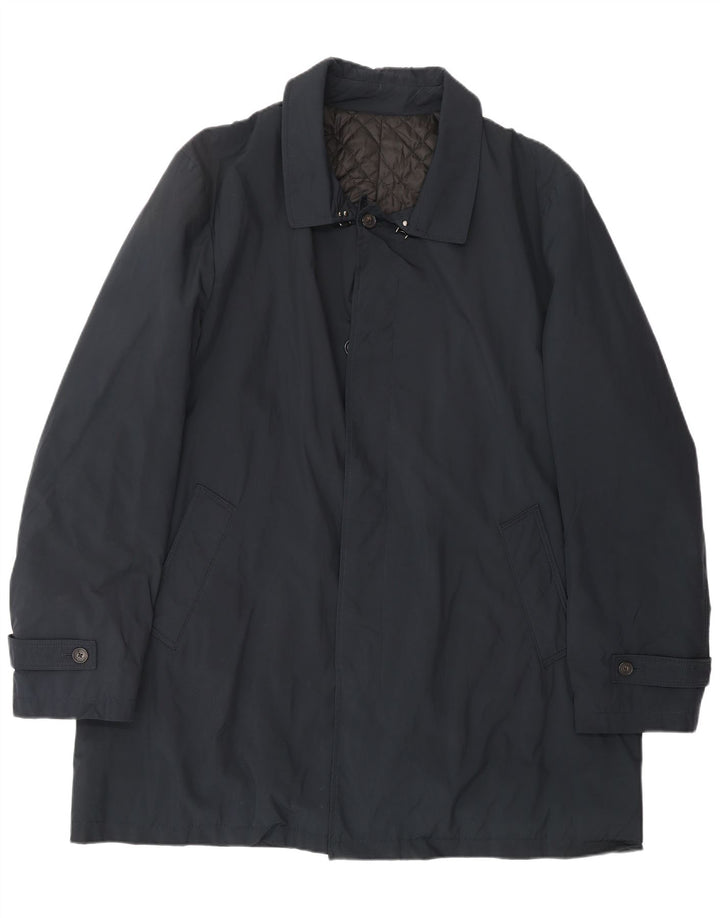 BORSALINO Palton pentru bărbați IT 56 3XL Bleumarin Poliester Clasic