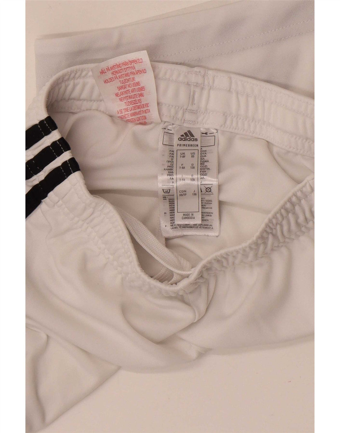 Pantaloni scurți sport Juventus pentru băieți Adidas 7-8 ani poliester alb