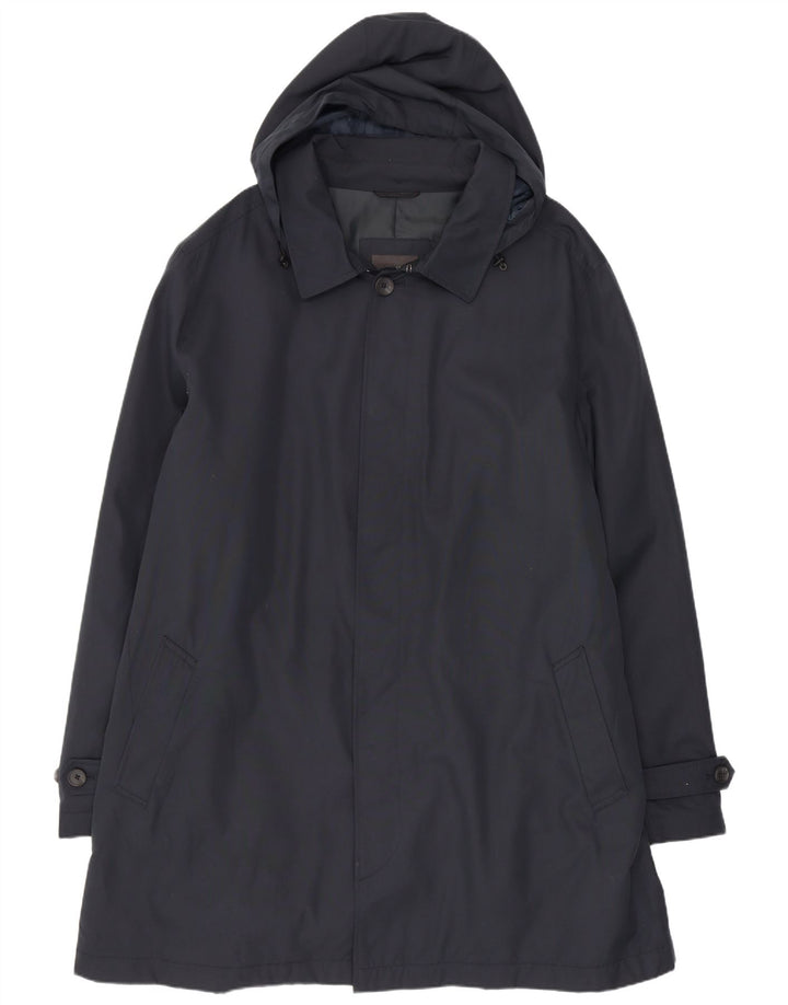 Pelernă de ploaie cu glugă pentru bărbați Marks & Spencer UK 46 3XL bleumarin poliester