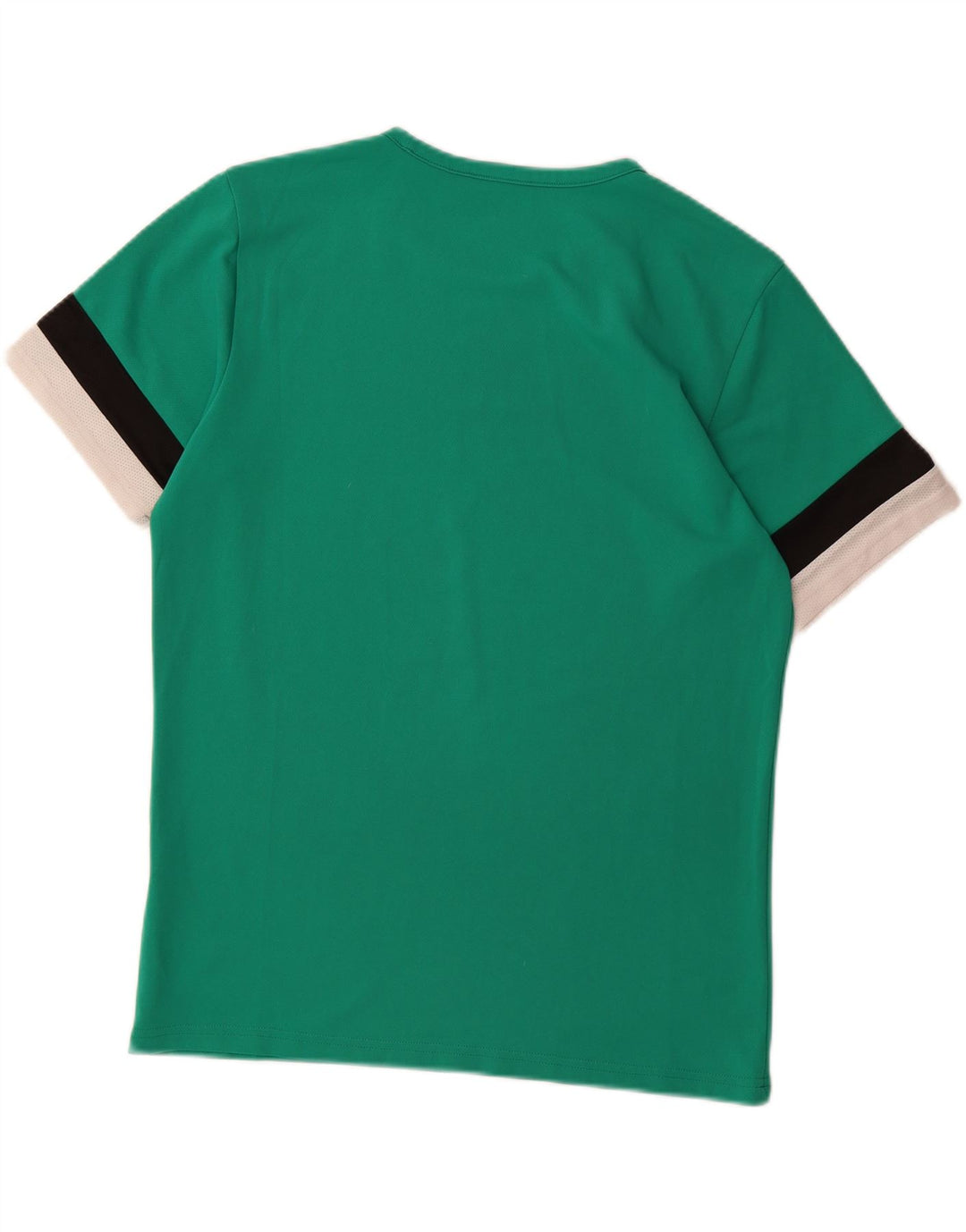 PUMA Mens T-Shirt Top Large Green Colourblock Polyester Vintage Puma and Second-Hand Puma from Messina Hembry 