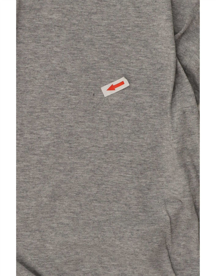 Tricou pentru bărbați Adidas Top mic, gri bumbac