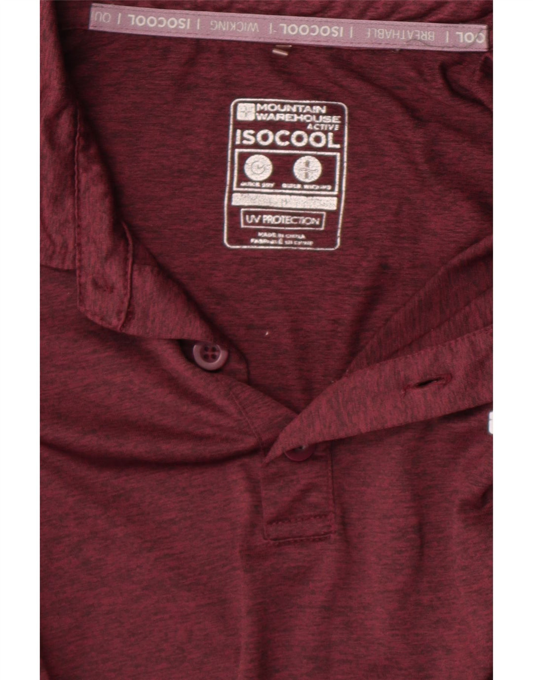 Tricou polo pentru bărbați Mountain Warehouse, maro mediu