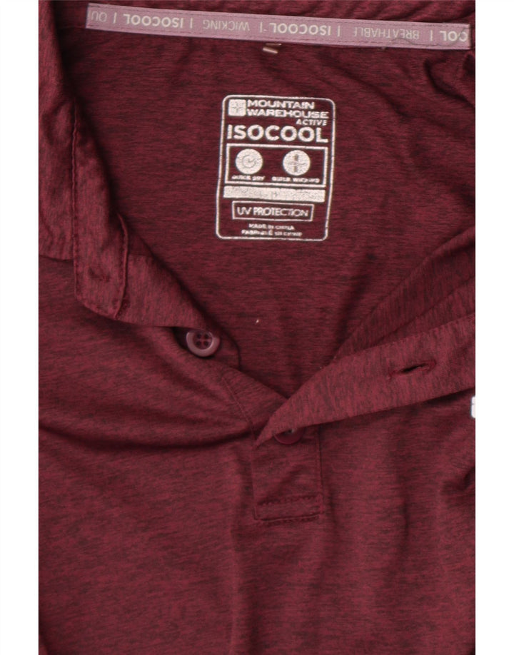 Tricou polo pentru bărbați Mountain Warehouse, maro mediu