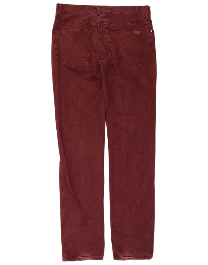 Blugi slim pentru bărbați CARHARTT W33 L34 Burgundy