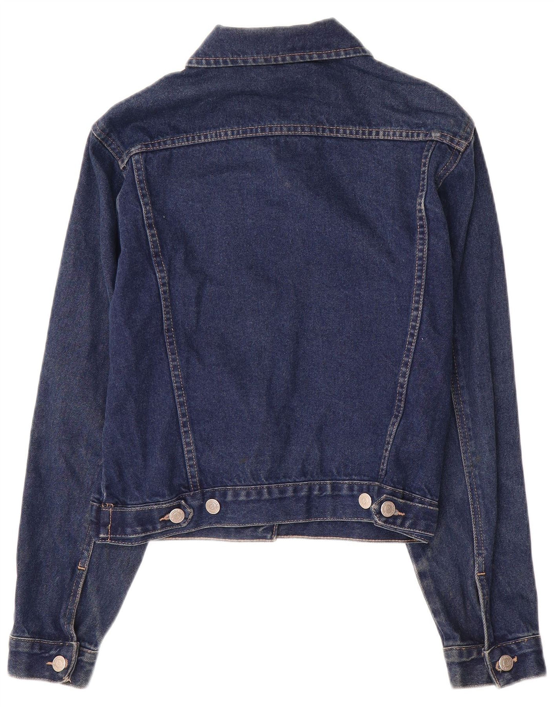 Jachetă de blugi pentru femei VINTAGE UK 12 Medium Bleumarin