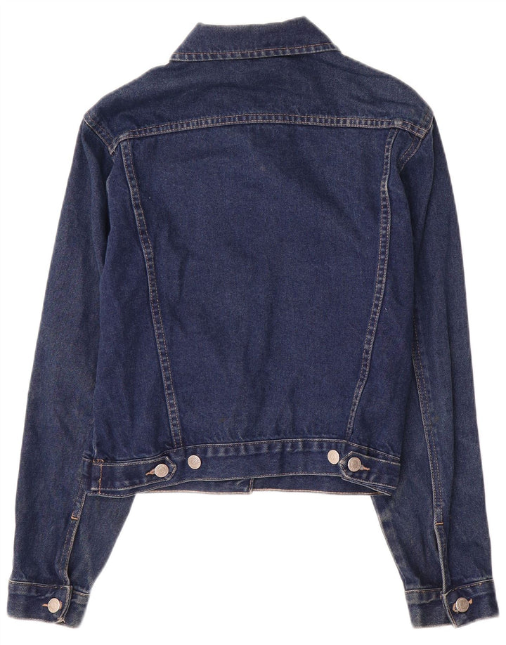 Jachetă de blugi pentru femei VINTAGE UK 12 Medium Bleumarin