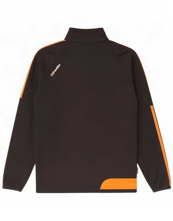 O'Neills Mens Graphic Pullover Trening Top Medium Black Colorblock